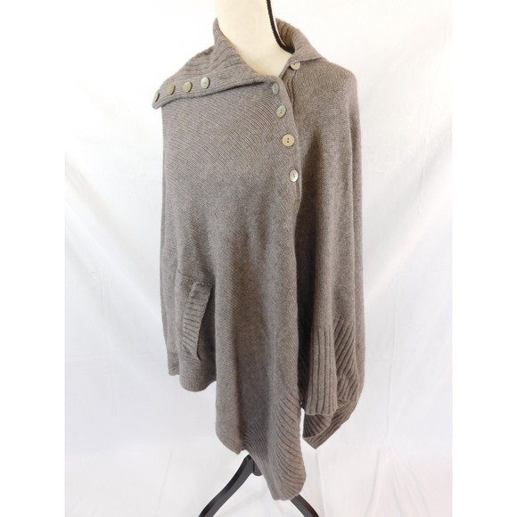 Oonagh by Nanette Lepore Oversized Poncho Sweater Small - Picture 2 of 9